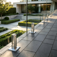 Clôture de piscine en verre sans cadre en acier inoxydable, pince de fixation réglable, design moderne, résistant à la rouille, pour balustrade de balcon et construction