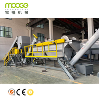 Machine de recyclage automatique de plastique haute productivité 500-6000 kg/h pour bouteilles PET avec décolleuse d'étiquettes et ouvre-balle