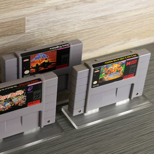 Snes <span class=keywords><strong>Super</strong></span> nintend ระบบการแสดงผลเพื่อความบันเทิงกล่องตลับหมึกสำหรับเล่นเกมมีขาตั้งถาดสำหรับวางของ - Product Image 4