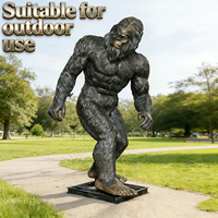 Décoration de jardin, statues de Sasquatch en bronze grandeur nature, sculpture à vendre