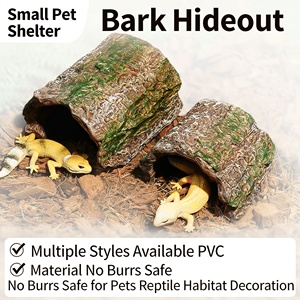 Bestseller Baiyi - Grotte cachette écologique pour reptiles, nid d'arbre artificiel non toxique, tronc d'arbre artificiel pour gecko léopard, lézard, aquarium - Product Image 2