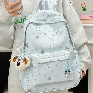 Girls' cute and niche <b>backpacks</b> with full prints high <b>school</b> and college students high appearance level - Product Image 3
