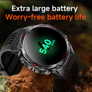 Montre connectée GPS d'extérieur 2025 HT37 avec suivi d'activité et de sommeil, écran IPS, télécommande, boîtier en acier, bracelet en silicone, autonomie de 4 jours - Product Image 5