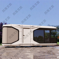 Casa Nave de Dos Pisos Casa Prefabricada Nave E7 Precio de Casa Cabina Espacial Base Móvil para Camping