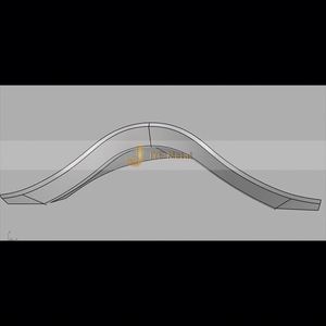 Esculturas de Acero Inoxidable Estilo Art Deco ANW7516, Diseños Personalizados, Decoración de Ingeniería, Proyecto de Metal 304, Aniversario, Hecho en China - Product Image 6