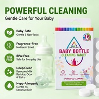 Tablettes effervescentes écologiques pour le nettoyage des biberons - Détartrant puissant pour biberons - Fournitures de nettoyage en gros