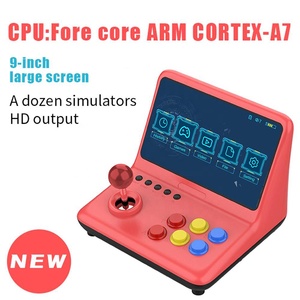 Consolas de videojuegos <span class=keywords><strong>A12</strong></span> de alta calidad, Joystick 3D de pantalla grande de 9 pulgadas compatible con 2 jugadores, muchos emuladores, reproductor de juegos portátil - Product Image 5