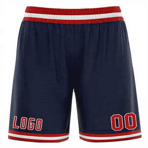 Pantalones Cortos Deportivos de Malla para Hombre, Corte Holgado, Sublimados, Cintura Elástica con Cordón, Secado Rápido, Transpirables, 100% Poliéster, para Deportes Múltiples - Product Image 1
