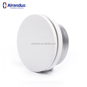 NOVO HVACR SVF Metal Supply Grelhas De Ventilação Redonda Difusor De Ar Ventilação Válvula De Ar De Piso para Sistema HVAC - Product Image 1