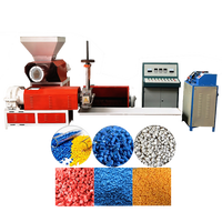 Granulateur de plastique HDPE 20hp, machine à fabriquer des tuyaux en PVC, extrudeuse de plastique pour le recyclage