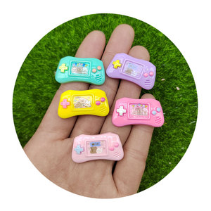 Nouvelle perle de bijouterie en forme de manette de jeu, motif contrôleur de jeu vidéo, pour la création artisanale et la décoration DIY, cabochon plat pour bracelet - Product Image 1