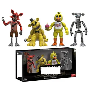 AL Toy Bear Howth Freddy globo conjunto de juguete de PVC móvil Freddy Chica Bonnie conjunto de juguete de PVC móvil - Product Image 3