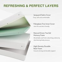 Queen-Size-Matratze, Gel-Memory-Foam-Matratze Queen |   Kühlender Nachtschlaf & Druckentlastungs-Schaumstoff zur Wirbelsäulenausrichtung