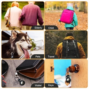 Llavero Personalizable 2026 con Correa Protectora de Cuero para Apple Airtags, Apto para Niños, con Detección de Caídas - Product Image 5