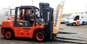 Chariot élévateur diesel de Lonking LG80DT de chariot élévateur de 8 tonnes avec le mât de levage libre de 3 étapes - Product Image 4