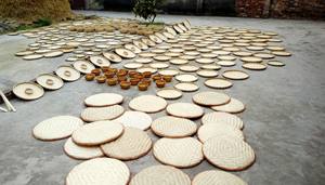 Cesta de bambú Natural vietnamita para el hogar y decoración del jardín, cesta artesanal de Bambú - Product Image 3