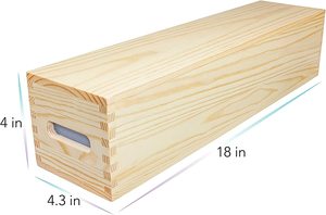 Siliconen Zeepvorm Flexibele Rechthoekige Broodvorm Met Houten Doos En Houten Omslag Handgemaakte Zeep Maken Tool 2500Ml - Product Image 6