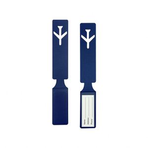 Accessoires de voyage en cuir PU, étiquette à bagages personnalisée en forme d'avion, tendance - Product Image 5