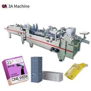 580 Box Folding Machine Box <b>Folder</b> Gluer <b>Folder</b> Gluer Automatic Folding and Gluing Machine Small Box Folding Machine - Product Image 1