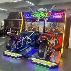 Équipement d'amusement simulateur de course dynamique Ace Knight pour grande salle de jeux vidéo, version anglaise, à monnayeur, alimenté par USB, garantie 1 an - Product Image 2