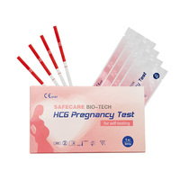 Kit de bandelettes de test HCG précis pour la détection de la grossesse, résultats clairs, équipement d'analyse pathologique