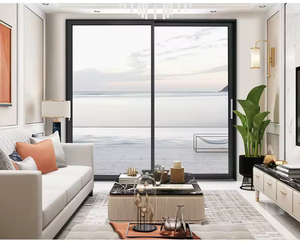 REDOAKパーティションスライディングドアキッチンリビングルームスライディングガラスドアパーゴラアルミニウム引き戸キット - Product Image 4