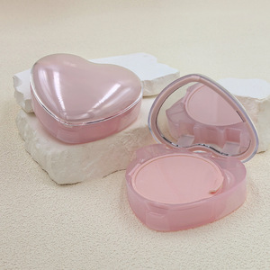 Tùy Chỉnh 10 15G Trái Tim Trong Suốt Hình Dạng Nền Tảng Hộp BB Kem Hộp Rỗng Với Gương Mỹ Phẩm Rỗng Hộp Nhựa <span class=keywords><strong>Container</strong></span> - Product Image 4