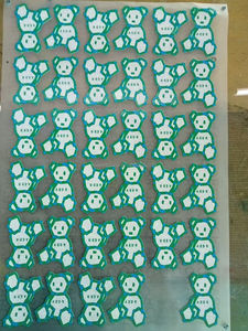 Tintas de Silicona <span class=keywords><strong>para</strong></span> Serigrafía Brillante, Inodoras, Incoloras, Certificadas por OEKO-TEX, <span class=keywords><strong>Pegamento</strong></span> Termofusible de Esquina Afilada <span class=keywords><strong>para</strong></span> Prendas Textiles - Product Image 6