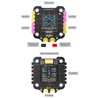 Contrôleur de vitesse électronique 4-en-1 F405 V4 55A 30x30 FC&ESC Stack pour accessoires de drones