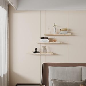 Mensole Galleggianti Kultilanda 24 Pollici in Legno Massello, Set di 3 Mensole da Parete Rustiche per Camera da Letto, <span class=keywords><strong>Soggiorno</strong></span>, Ufficio - Product Image 3