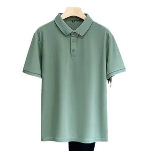 Ropa de verano Camisas bordadas Algodón pesado 100% Poliéster Tamaño Delgado Golf Polo Serigrafía camiseta para hombre - Product Image 5