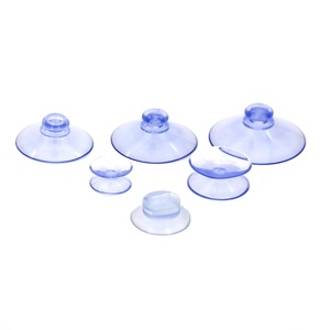 Mini ventosas transparentes de silicona con rosca, ventosa de vacío de goma personalizada con resorte para mesas de vidrio - Product Image 3