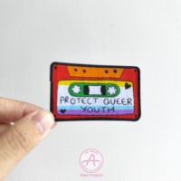 Conception de patch à grande réduction Personnalisation de patch tissé Design tendance Broderie de patch accessoire de vêtement tissé