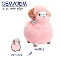 Peluche personnalisée en alpaga doux, chat, panda, dessin animé, jouet en peluche, poupée kawaii par le fabricant pour enfants