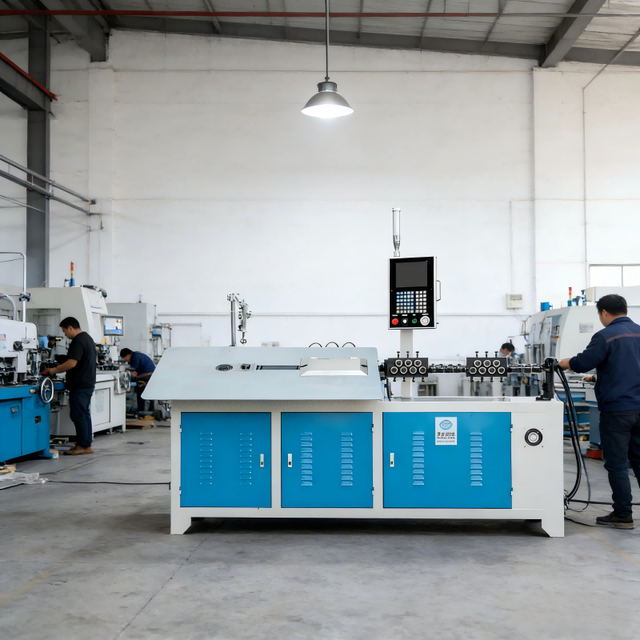 2D CNC Wire Bending Machine Automatic Steel Iron Stainless Steel Wire Forming Bender for Frame Hook Ring Basket Making Equipment