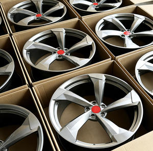 Grayfox ขอบเว้าลึก18 19-22นิ้ว5X112 5X114.3ล้อสำหรับ <span class=keywords><strong>Audi</strong></span> A4 A5 B6 B7 S4 B9 C6 <span class=keywords><strong>C7</strong></span> A8 S-line - Product Image 4