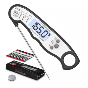 Thermomètre numérique de cuisson pour viande, lait, bonbons, grillades et barbecue, avec sonde pliable à lecture instantanée – Meilleure vente - Product Image 2
