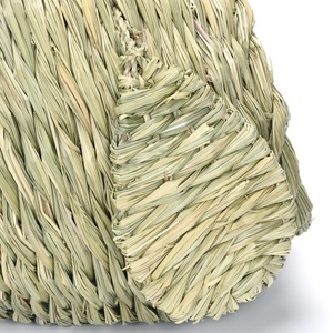 Handgemachtes umwelt freundliches Stroh gewebtes Haustier bett Bequemes Nesthaus für Katzen Totoro Hamster Meers chweinchen Haustiere anderer Züchter - Product Image 4