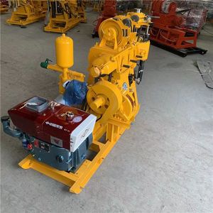 Foreuse hydraulique haute performance 100 m pour puits d'eau, modèle XY-1, alimentée par moteur, pour carottage et forage de sondages - Product Image 3