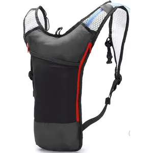 Mochila de hidratación para deportes al aire libre, mochila para correr, senderismo, con bolsa de agua de 2L, venta al por mayor