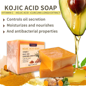 Tutta la vendita fatta a mano sbiancante pulizia sapone alleggerimento per la pelle del viso corpo naturale 2 pz sapone curcuma - Product Image 5