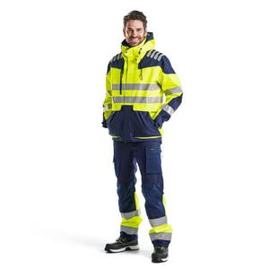 BLAKLADER - 449019243389XS Hi-Vis Evolution Shell Jacket Amarillo/Azul marino-EAN 7330509628430 ROPA DE TRABAJO DE 2017 - Product Image 3