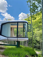 Luxe Espace Capsule Maisons Mobile Petite Maison Cabine Hôtel Apple Cabine Conteneur Maison 2 Chambres Camping Maison