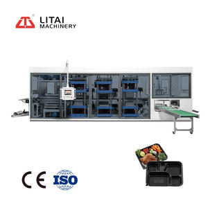 Voll automatische Fast-Food-Brotdose aus Kunststoff zur Herstellung einer Thermo form maschine - Product Image 1