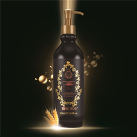 PRO-TECHS Maroc Huile d'Argan Bio Crème Hydratante Profonde Lissante à la Kératine Shampoing Revitalisant pour Soin Capillaire