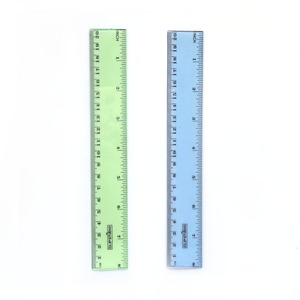 Regla de Medición de Plástico de 20 cm de Marca Personalizada, Embalaje en Bolsa OPP, Regla Recta Transparente para la Escuela y la Oficina - Product Image 1