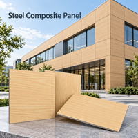 Panneau composite en acier prépeint 1220x2440mm pour panneaux muraux décoratifs intérieurs