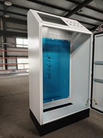 Armoire de distribution console au sol en acier au carbone BaiXiLing AP, conception ergonomique, IP56, CE, ISO9001 pour l'électronique