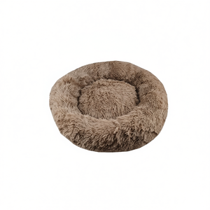 Cuccia per Cani di Lusso in Velluto Pavone Color Cammello 75*75cm YM4281E - Product Image 1