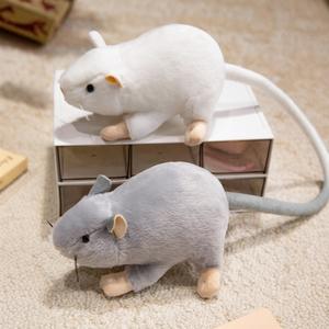 Grande peluche année du rat <span class=keywords><strong>souris</strong></span> poupée mignonne couette avec techniques brodées cadeau de mariage pour garçons et filles - Product Image 4
